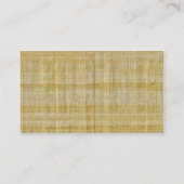 Oog van Horus - Papyrus Visitekaartje (Achterkant)