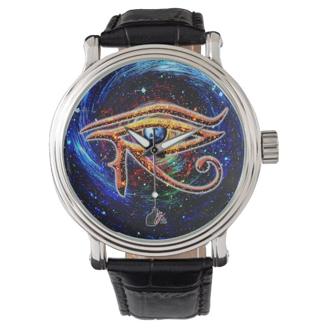 Oog van Horus polshorloge Horloge (Voorkant)