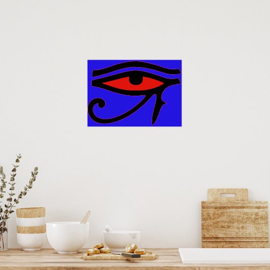 Oog van Horus Poster (Keuken)