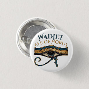 Oog van Horus Ronde Button 3,2 Cm