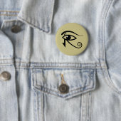 Oog van Horus Ronde Button 5,7 Cm (In situ)