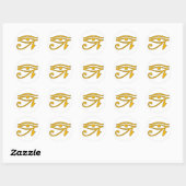 Oog van Horus Ronde Sticker (Vel)