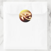 Oog van Horus Ronde Sticker (Tas)