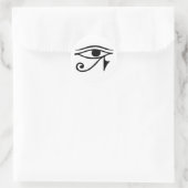 Oog van Horus Ronde Sticker (Tas)