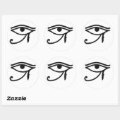 Oog van Horus Ronde Sticker (Vel)