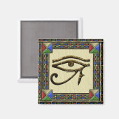 Oog van Horus Square Magnet (Voorkant / Achterkant)