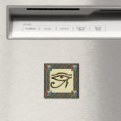 Oog van Horus Square Magnet (Insitu (Vaatwasser))