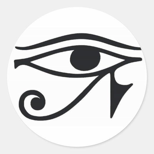 Oog van Horus Sticker (Voorkant)