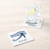 Oog van Horus Talisman gepersonaliseerd Kartonnen Onderzetters (Insitu)