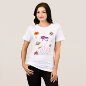 Oog van Horus Tri-Blend Shirt (Voorkant volledig)