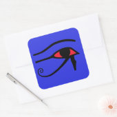 Oog van Horus Vierkante Sticker (Envelop)
