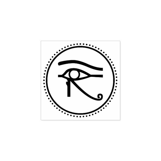 Oog van Horus Wadjet Stamp Rubberstempel (Afrduk)