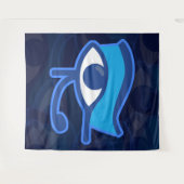 Oog van Horus Wandkleed (Voorkant (horizontaal))