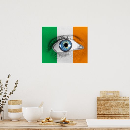 Oog van Ierland Poster (Keuken)