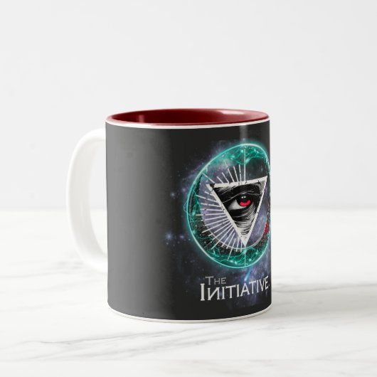 Oog van initiatief Spark Tweekleurige Koffiemok (Voorkant links)