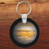 Oog van Jupiter Planet uit de buitenruimte Sleutelhanger (Voorkant)
