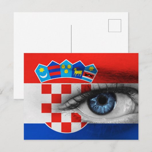 Oog van Kroatië Briefkaart (Voorkant / Achterkant)
