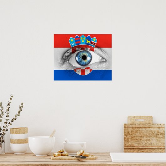 Oog van Kroatië Poster (Keuken)