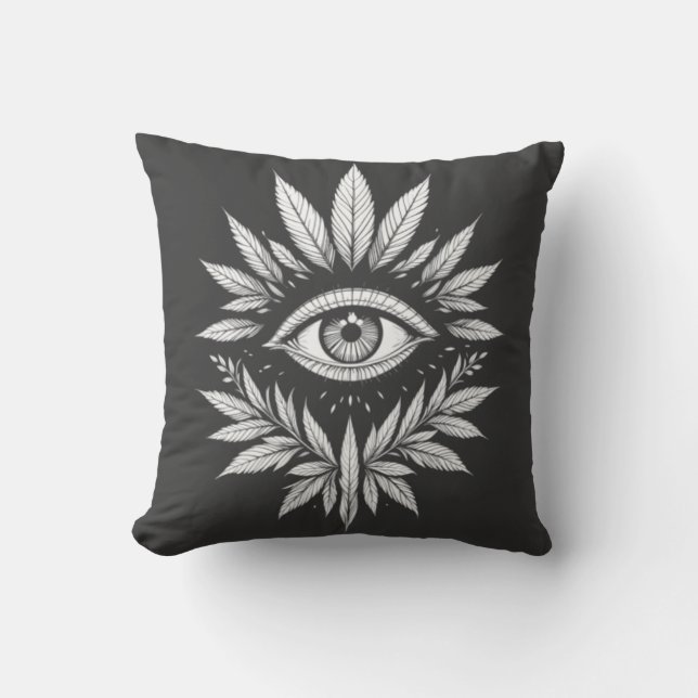 Oog van Natuur Kussen (Voorkant)