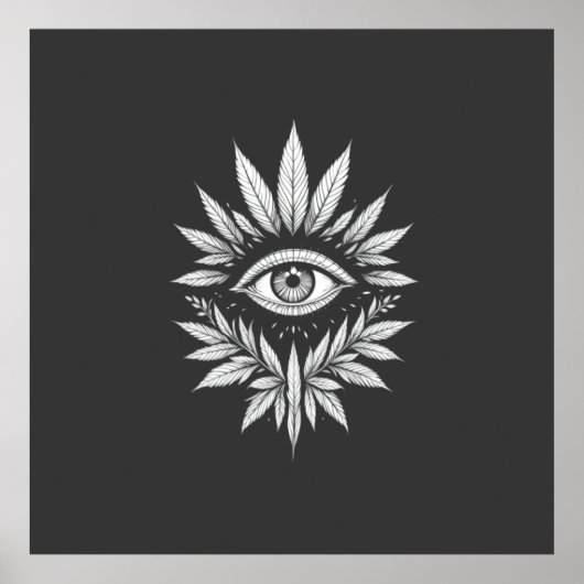 Oog van Natuur Poster (Voorkant)