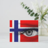 Oog van Noorwegen Briefkaart (Staand voorkant)