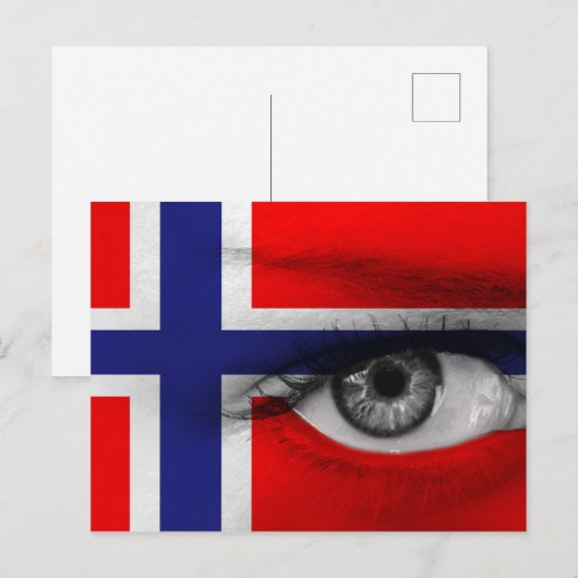 Oog van Noorwegen Briefkaart (Voorkant / Achterkant)