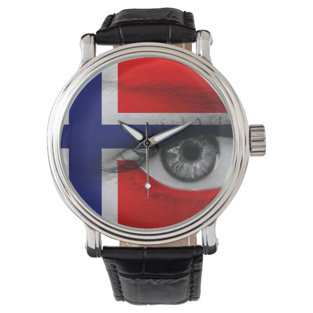 Oog van Noorwegen Horloge (Voorkant)