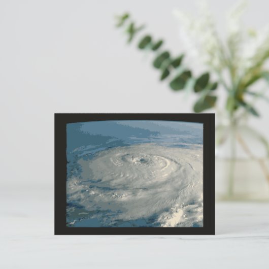 Oog van Orkaan Briefkaart (Staand voorkant)
