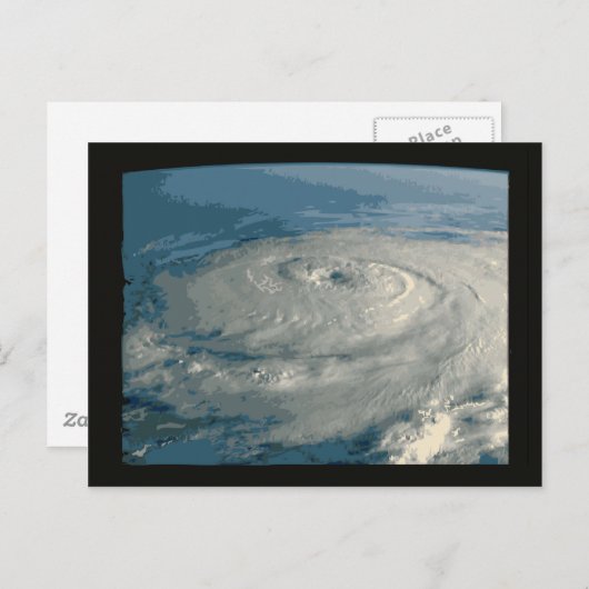 Oog van Orkaan Briefkaart (Voorkant / Achterkant)