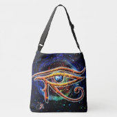 Oog van paarden crossbody tas (Achterkant)