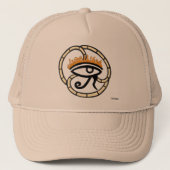 Oog van paarden (goud) trucker pet (Voorkant)