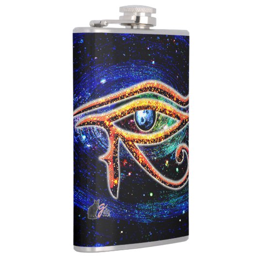 Oog van paarden heupfles (Rechts)