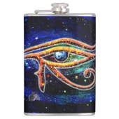 Oog van paarden heupfles (Voorkant)