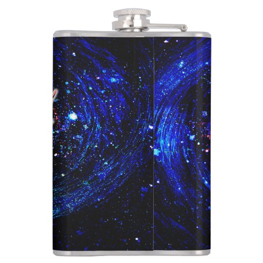 Oog van paarden heupfles (Achterkant)