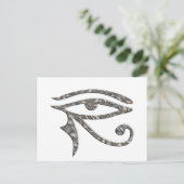 Oog van paarden - SILVER Briefkaart (Staand voorkant)