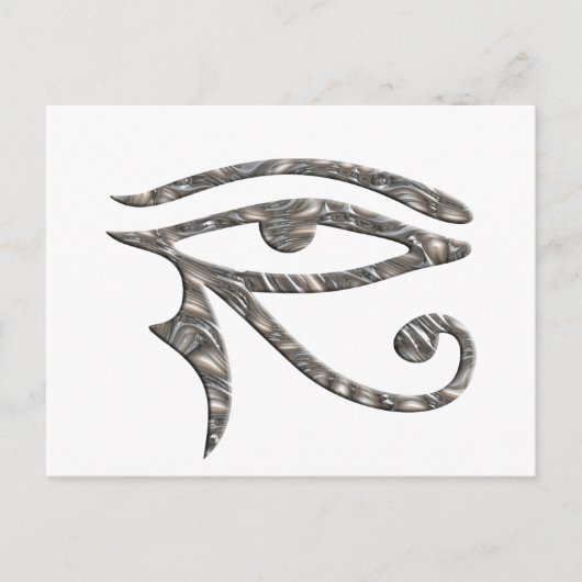 Oog van paarden - SILVER Briefkaart (Voorkant)
