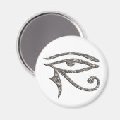 Oog van paarden - SILVER Magneet (Voorkant / Achterkant)