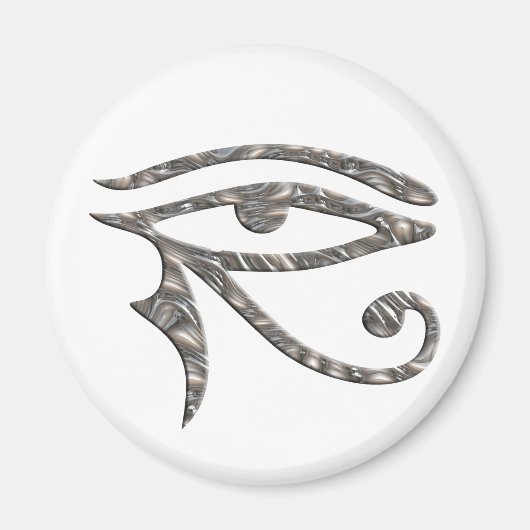 Oog van paarden - SILVER Magneet (Voorkant)