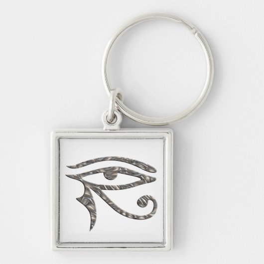 Oog van paarden - SILVER Sleutelhanger (Voorkant)
