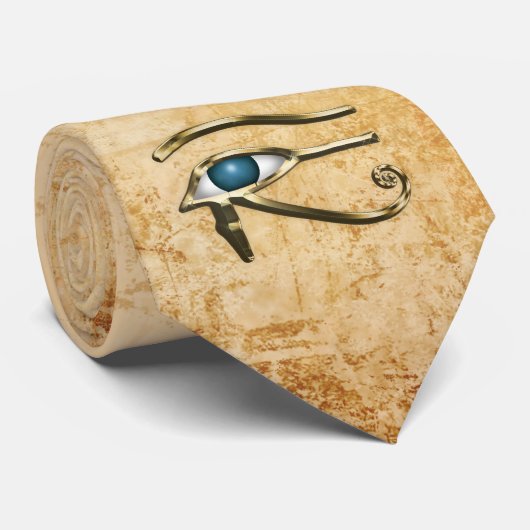 Oog van paarden stropdas (Opgerold)