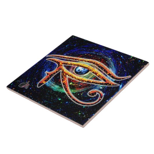 Oog van paarden tegeltje (Zijkant)