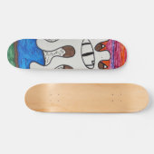 Oog van paardenplanetskateboard persoonlijk skateboard (Horizontaal)