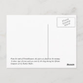 Oog van Pectoraal Horus Briefkaart (Achterkant)