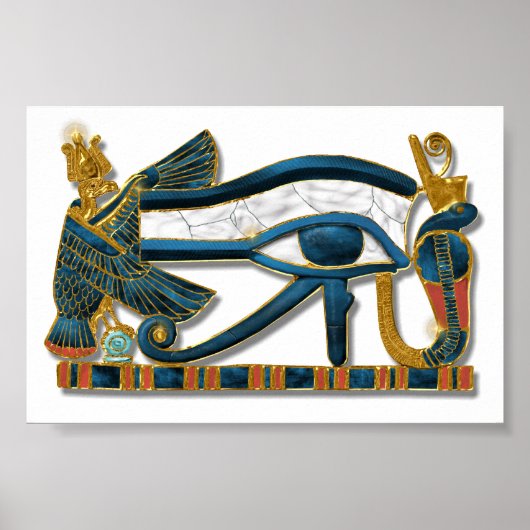 Oog van Pectoraal Horus Poster (Voorkant)