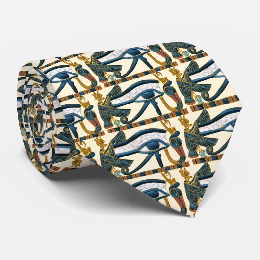 Oog van Pectoraal Horus Stropdas (Opgerold)