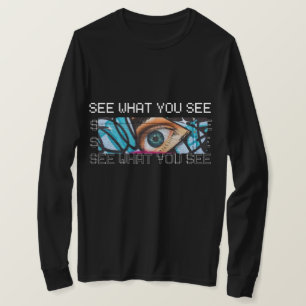 Oog van Perceptie: premium mannen T-shirt