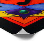 Oog van Poster van paarden (Hoek)