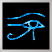 Oog van Poster van paarden (Voorkant)