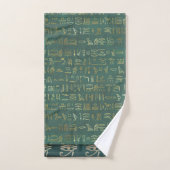 Oog van Ra Egyptian Hieroglyphs Chic Bad Handdoek (Handdoek)