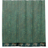 Oog van Ra Egyptian Hieroglyphs Chic Douchegordijn (Voorkant)